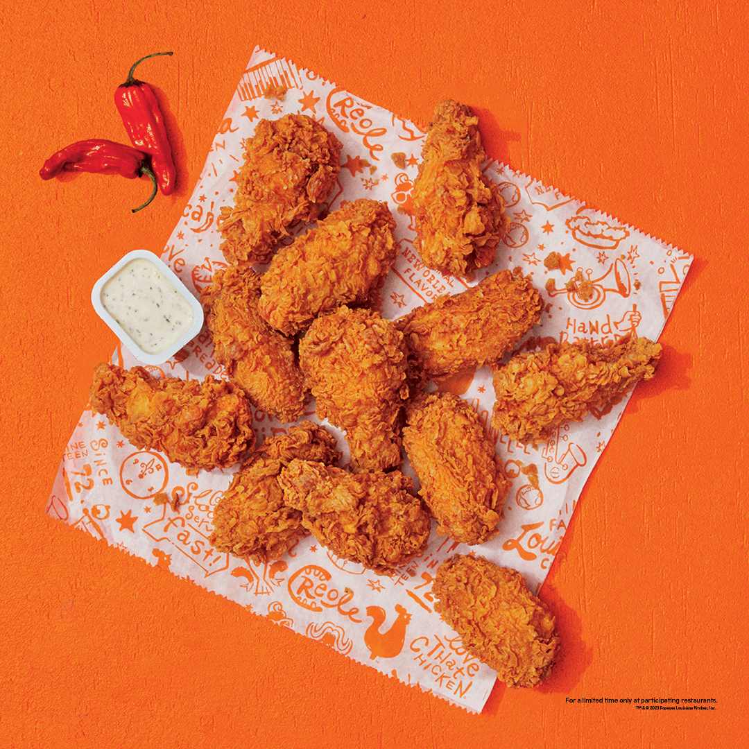 12 Ghost Pepper Wings