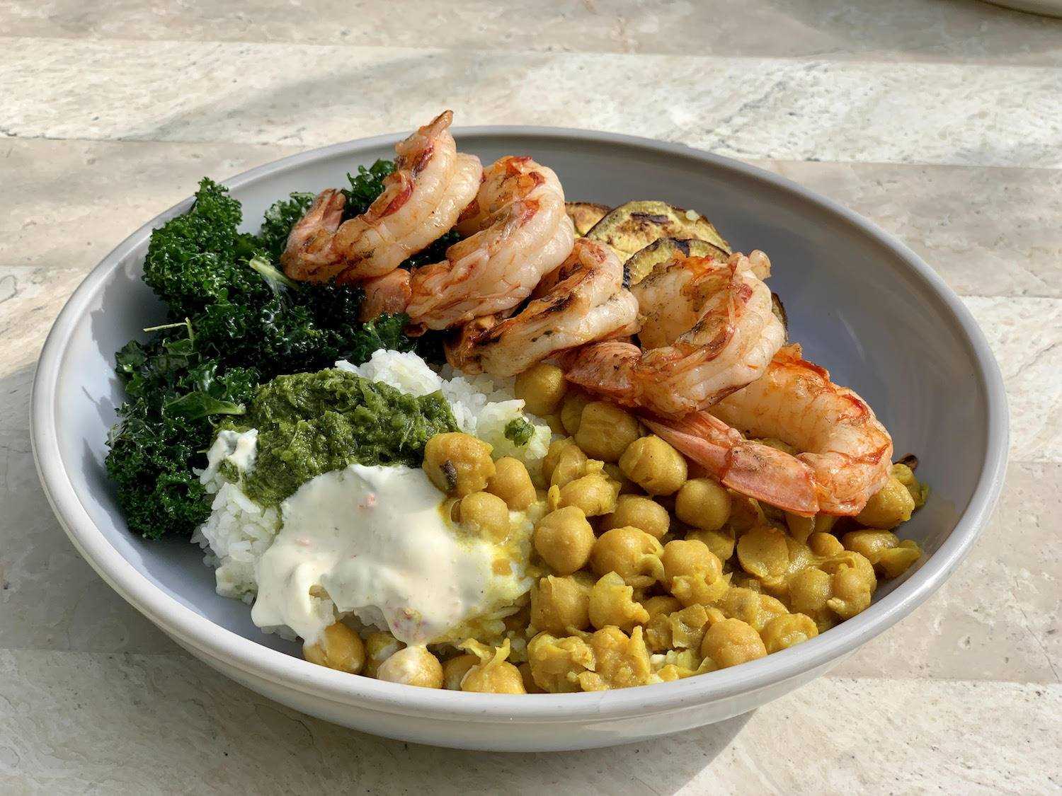 Piri Piri Shrimp Grill Bowl
