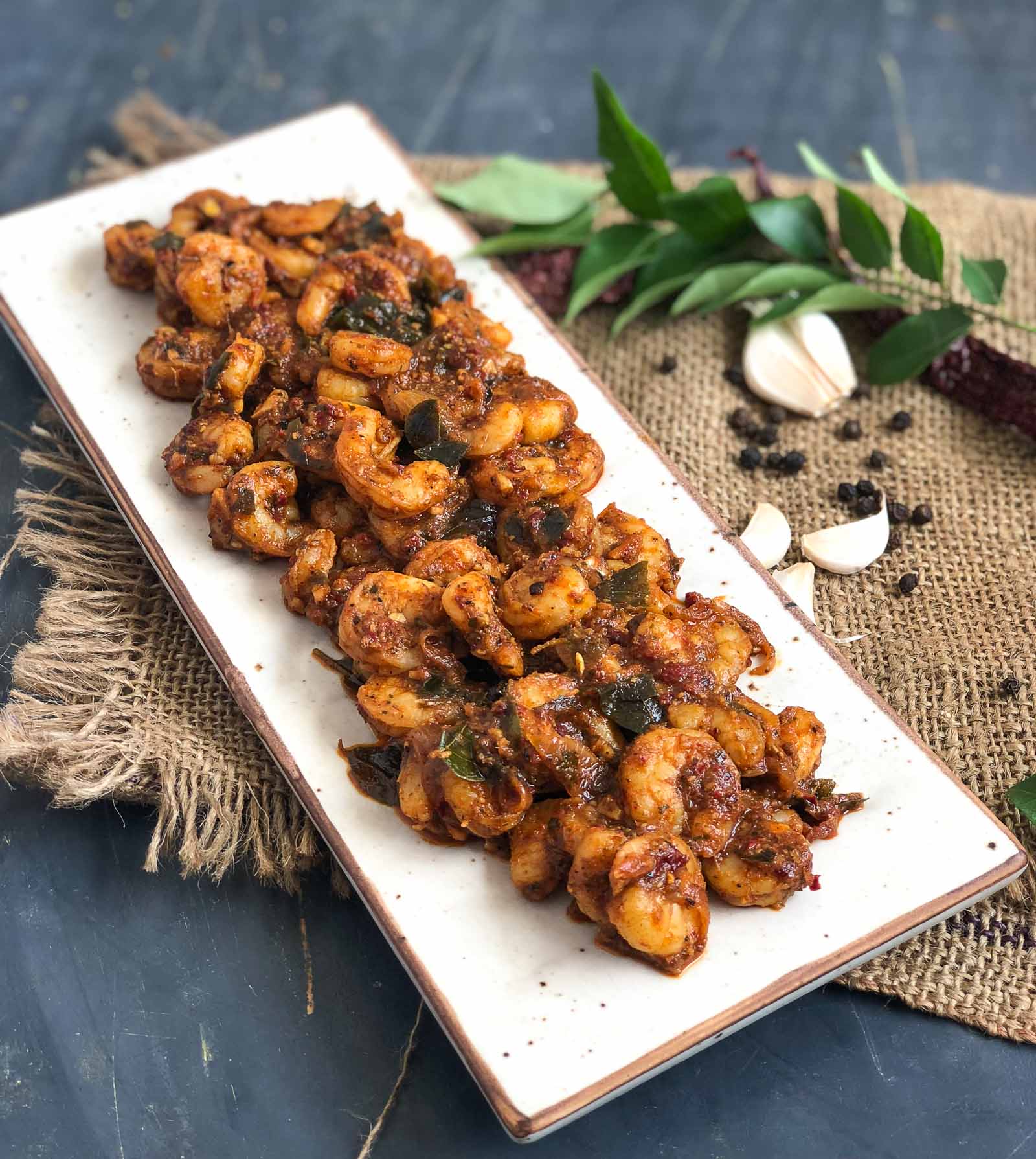 Black Pepper Prawns