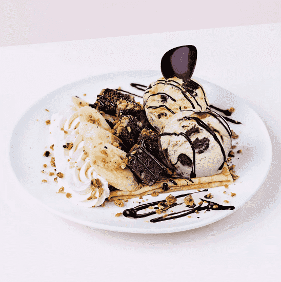 Banana Caramel Crepe