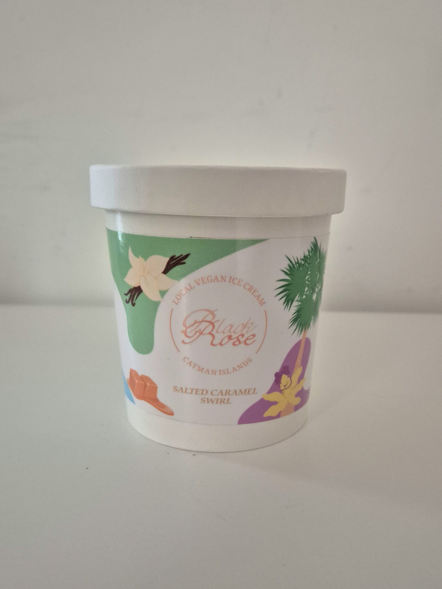 Black Rose Salted Caramel Ice Cream