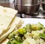 Fried Okra & Aloo