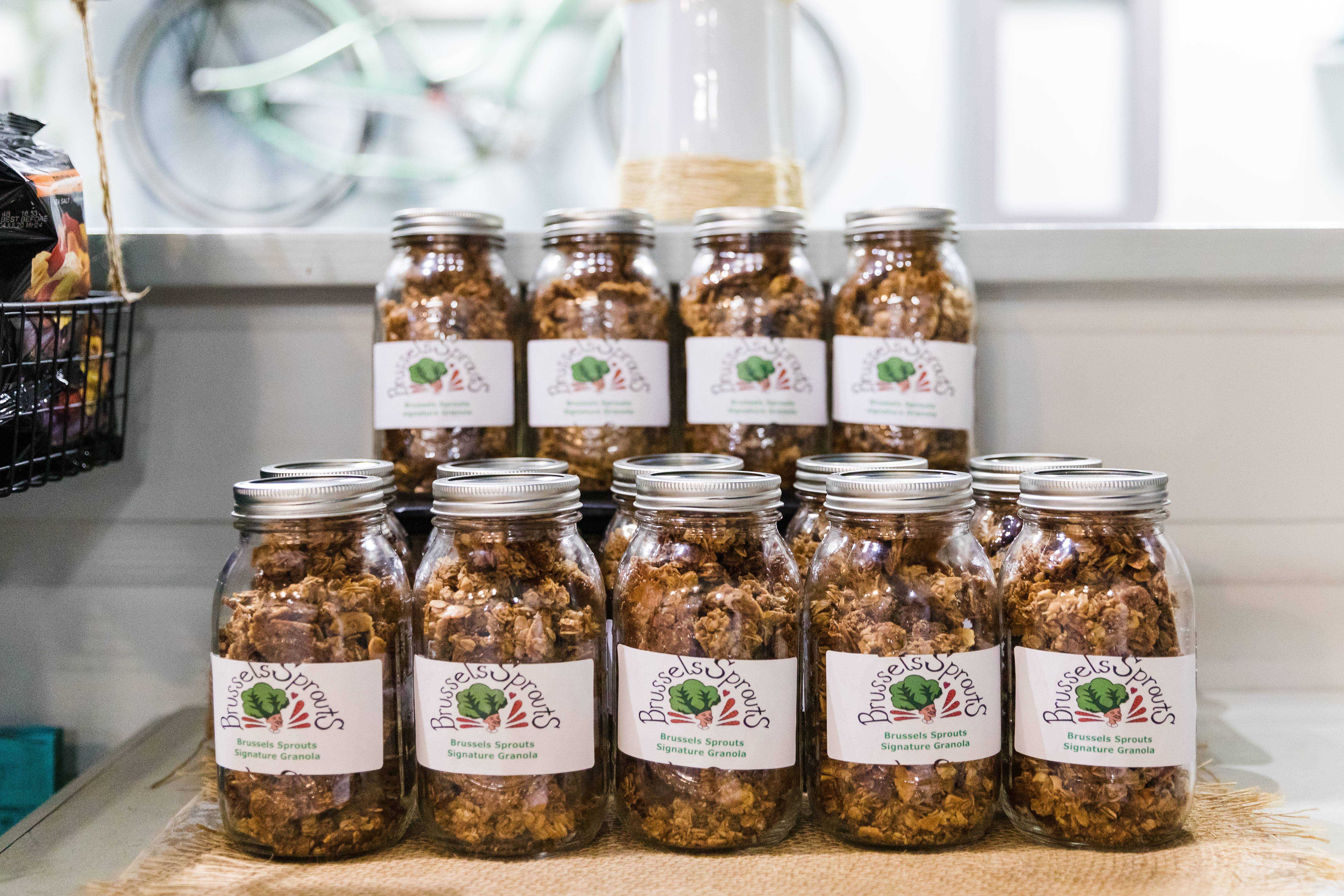 Brussels Sprouts Homemade Granola 