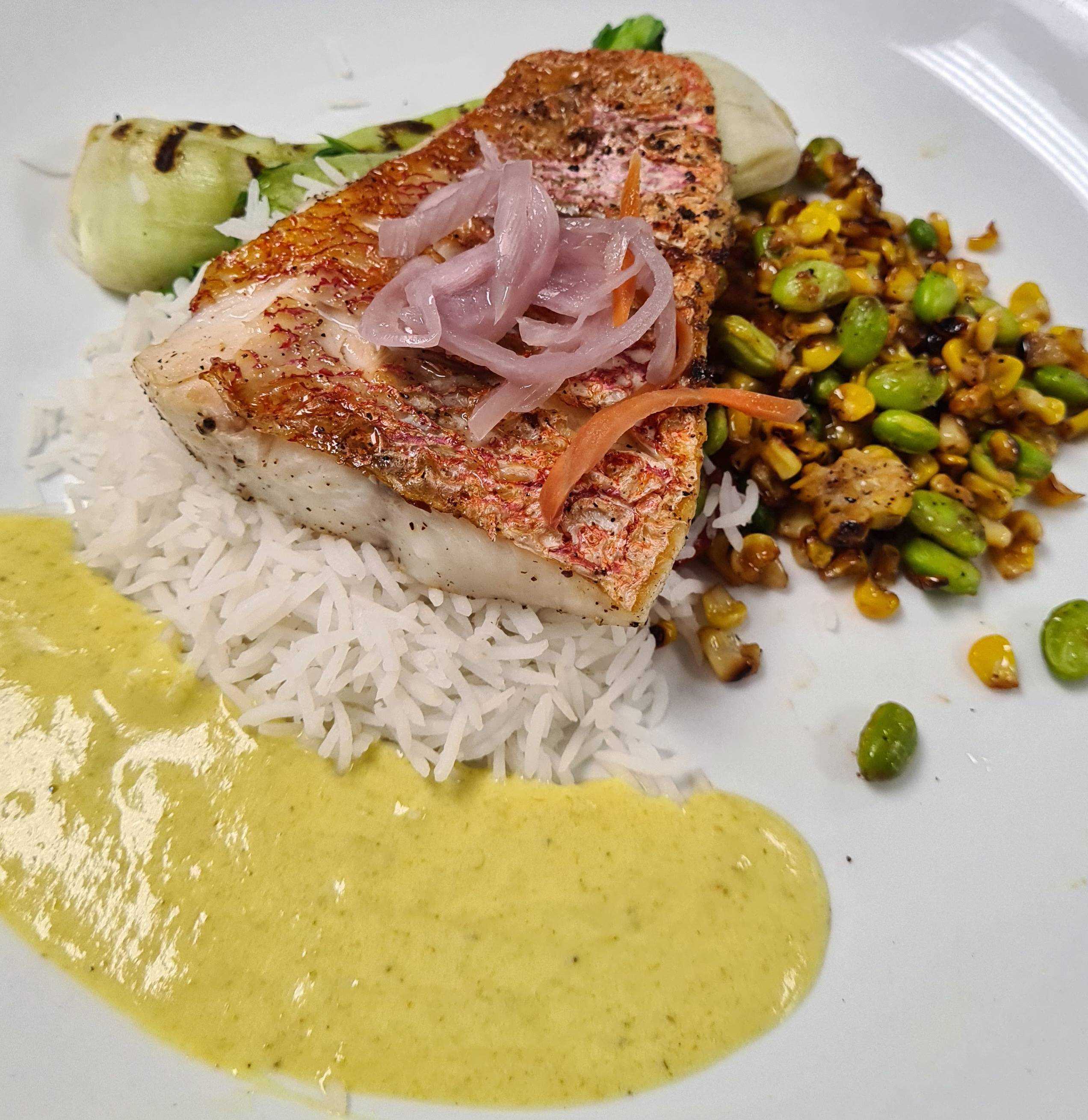 Seared Snapper
