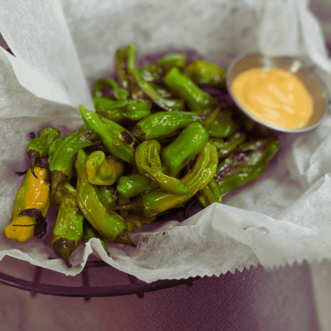 BLISTERED SHISHITO PEPPERS