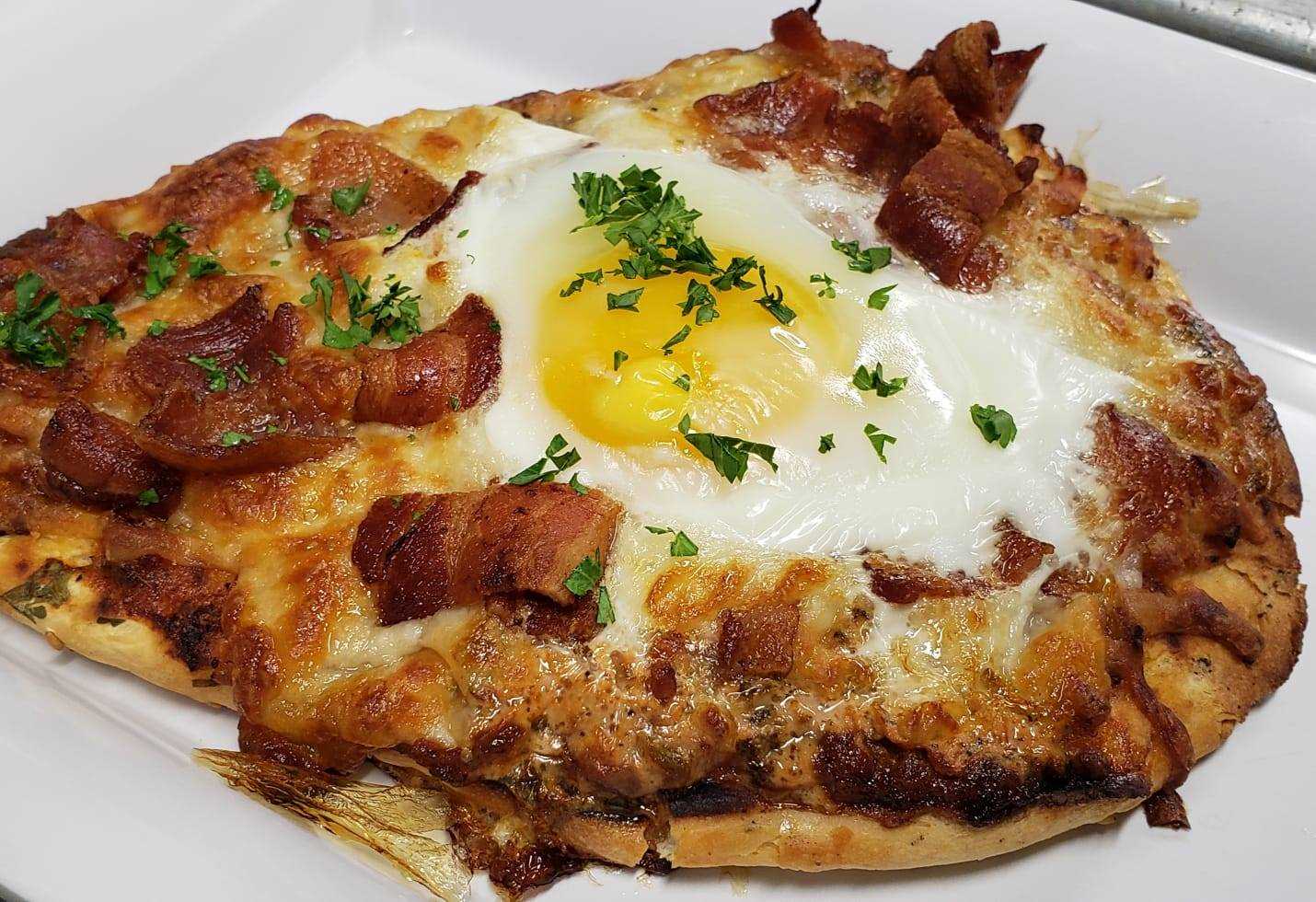 Naan Bread Breakfast Pizza